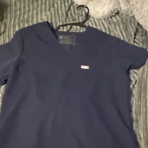 Woman figs scrub set small Navy Medical Scrub small regular